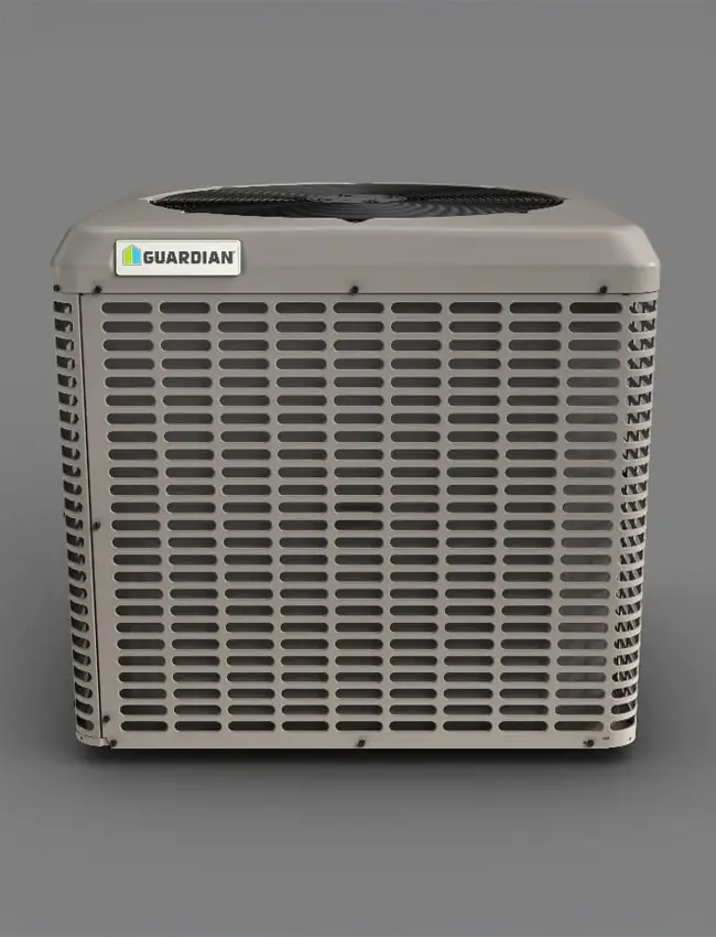 Outdoor air conditioning unit at a Northwest Indiana home